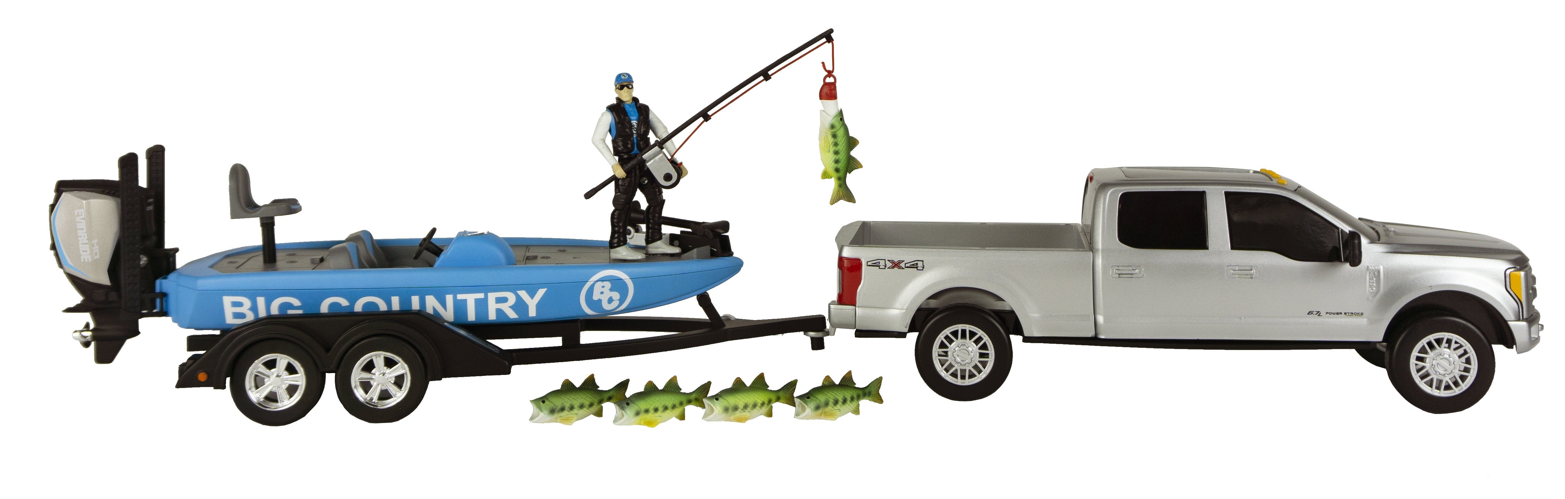 484BC 1/20 Bass Fishing Set with Ford F-250 & Bass Boat