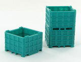 #50-252-BG 1/50 Green Plastic Bin Pallet Set