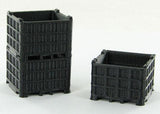 #50-252-BK 1/50 Black Plastic Bin Pallet Set