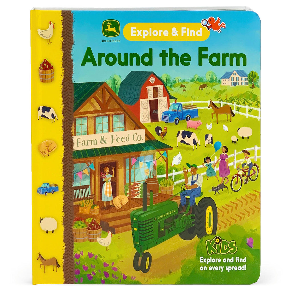 #390828 John Deere Kids Explore & Find Around the Farm Book