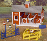 #59197 1/32 Stablemates Little Red Stable Set