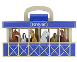 #59217 1/32 Breyer Farms Wood Stable Carry Case