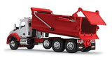 #60-1415 White & Viper Red Kenworth T880 Rogue Tri-Axle Dump Truck