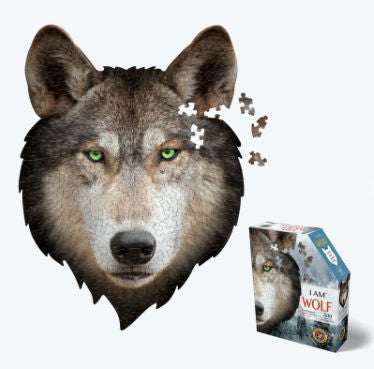 #6001MC I Am Wolf Head-Shaped Puzzle, 300 pc.