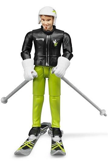 #60040 1/16 Bworld Skier with Accessories