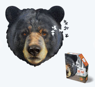 #6010MC I Am Bear Head-Shaped Puzzle, 300 pc.