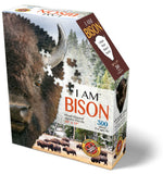 #6015MC I Am Bison Head-Shaped Puzzle, 300 pc.