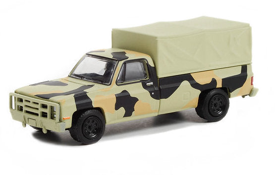 #61010-E 1/64 Camouflage 1984 Chevrolet M1008 CUCV with Cargo Cover