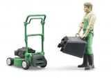 #62103 1/16 Bworld Gardener with Push Mower & Accessories