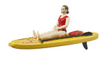 #62785 1/16 Bworld Life Guard with Stand Up Paddle Board
