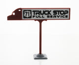 #64-600-R 1/64 Route 71 Truck Stop Sign