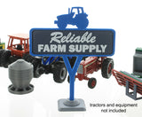 #64-622-BL 1/64 Blue Reliable Farm Supply Sign