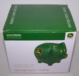 #6921 John Deere Green Piggy Bank