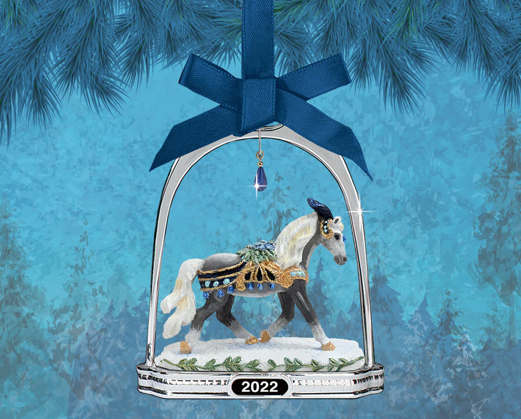 #700323 Snowbird, 2022 Holiday Horse Stirrup Ornament