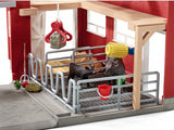 #72102 1/20 Large Red Farm Barn with Angus & Accessories
