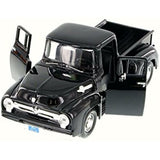#73235AC-MTBK 1/24 Matte Black 1956 Ford F-100 Pickup
