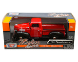 #73278AC-RD 1/24 Red & Black 1941 Plymouth Pickup