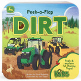#390826 John Deere Kids Dirt Peek-a-Flap Board Book
