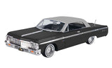 #79021BKS 1/24 Get Low Black 1964 Chevy Impala SS Low Rider