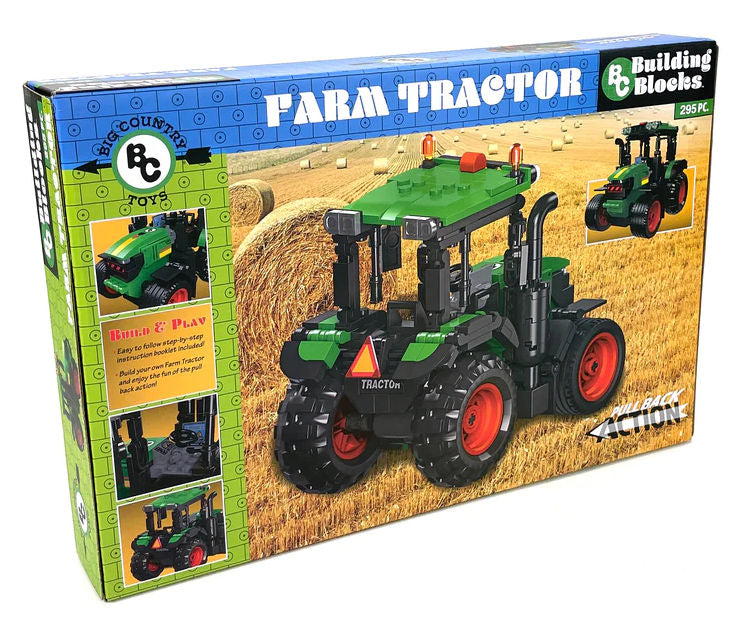 Tractor Using Blocks #804BC BC Building Blocks Farm Tractor | Action Toys