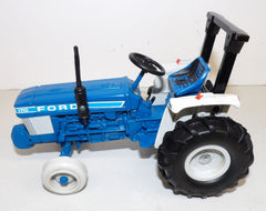 #831SY 1/16 Ford 1710 Tractor with ROPS - missing front tires, AS IS
