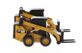 #85693 1/64 Cat 272D2 Skid Steer & Cat 297D2 Compact Track Loader with Attachments