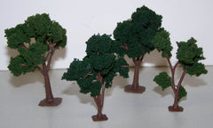 #92130 Green Deciduous Trees 10-pc. Set