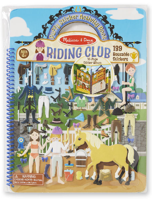 #9410 Riding Club Puffy Sticker Activity Book