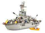 #B0125 Navy Destroyer Military Ship Building Block Set