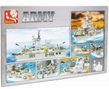 #B0125 Navy Destroyer Military Ship Building Block Set