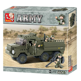 #B0301 Army Heavy Military Troop Truck Building Block Set