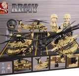 #B0509 Army Black Hawk Helicopter Building Block Set