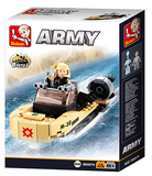 #B0587H Army Assault Boat Building Block Set
