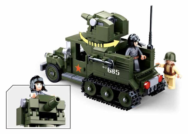 Sluban WW2 Normandy Landings Army Weapons Model Sets Building Blocks  Military Armed Tank Vehicles Plane DIY Assembly Bricks Toys