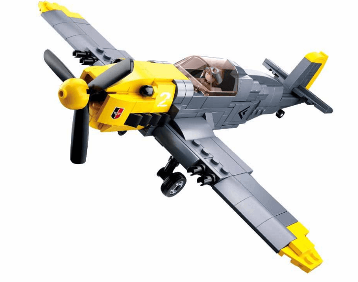 #B0692 WWII Messerschmitt BF-109 Plane Building Block Set