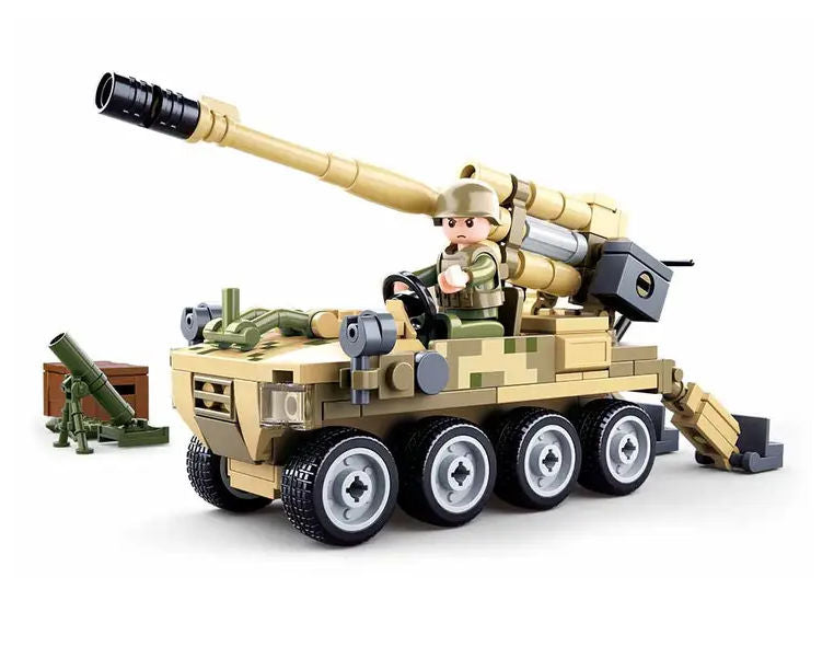 #B0751 Model Bricks Bobcat 8x8 All Terrain Assault Vehicle Building Block Set