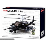 #B0752 Model Bricks KA-50 Black Shark Helicopter Building Block Set