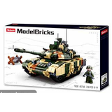 #B0756 Model Bricks T90MS Battle Tank Building Block Set