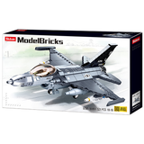 #B0891 Model Bricks F-16C Falcon Fighter Jet Building Block Set