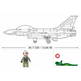 #B0891 Model Bricks F-16C Falcon Fighter Jet Building Block Set