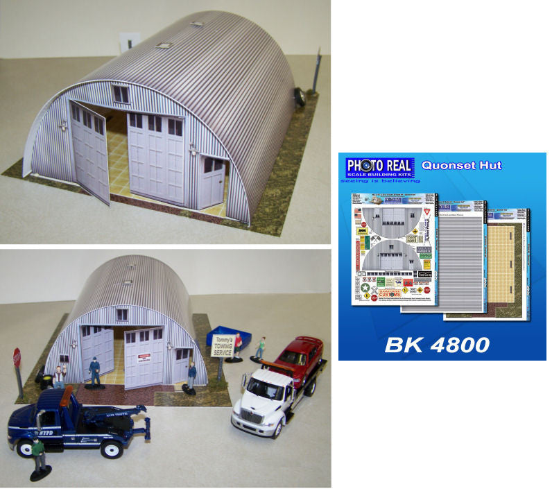 BK4800 1/48 Quonset Hut Building Kit