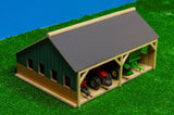 #KG610047 1/50 Wooden Farm Machinery Shed