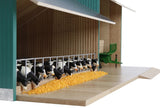 #KG610200 1/32 Wooden Cow Barn with Farm Machinery Shed