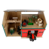 #KG610816 1/32 Wooden Workshop with Storage Shed