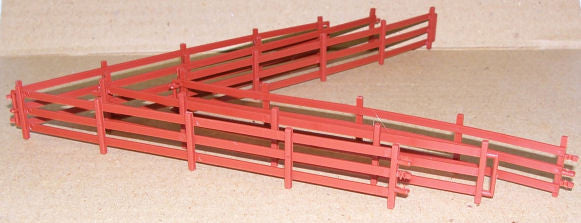 #ST202 1/64 Brown Board Fence