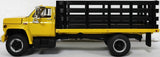 #60-0966 1/64 Yellow & Black GMC 6500 Single Axle with Stakebed