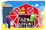 #FHA1501 Farm Hoppers Gray Rabbit